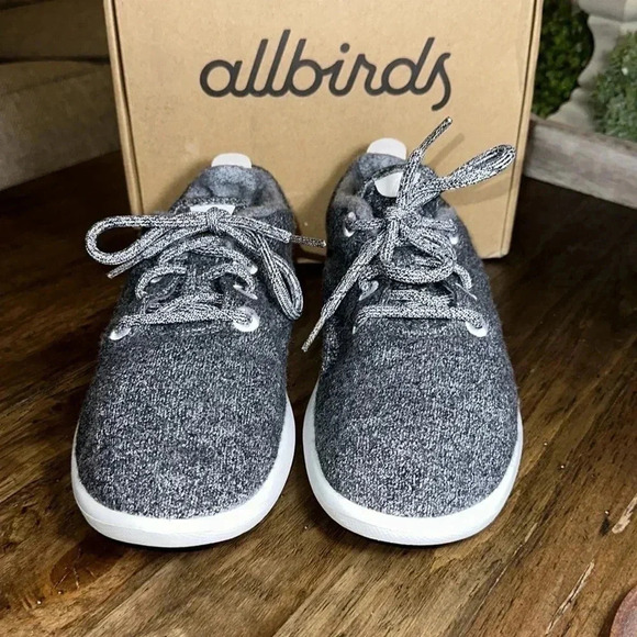 SALE allbirds wool runners women’s sneakers shoes usa size 9 gray color - Picture 2 of 8